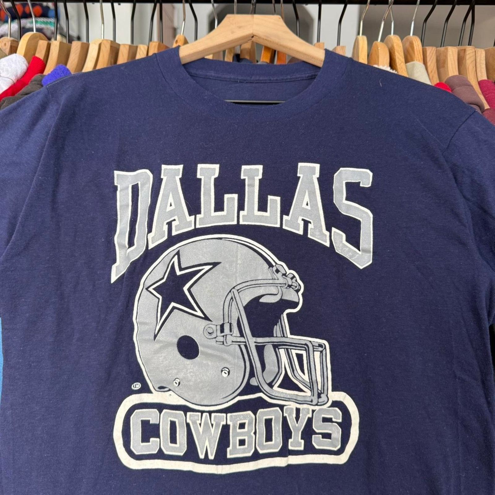 Other Vintage 80s or 90s Dallas Cowboys Single Stitch T-Shirt Size US M / EU 48-50 / 2 - 2 Thumbnail