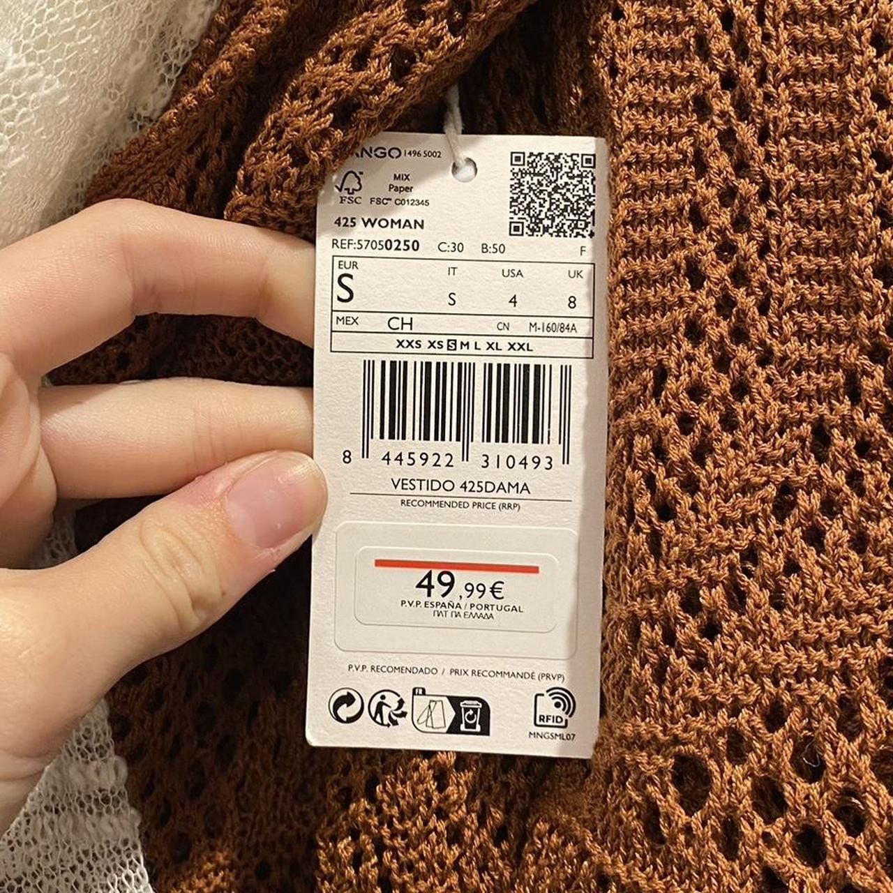 Mango Crochet brown maxi dress Size S / US 4 / IT 40 - 3 Thumbnail