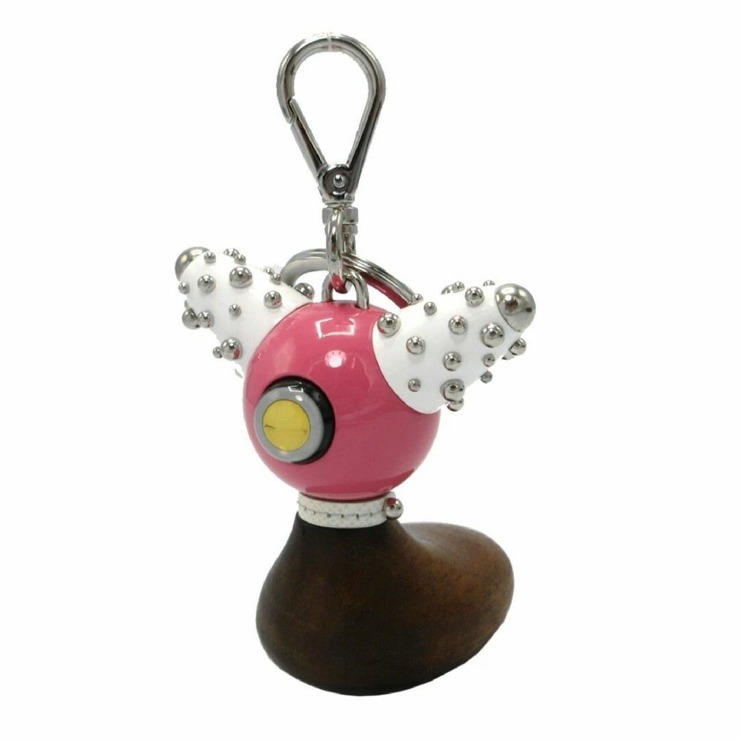Prada PRADA Pradamalia Spot wood & metal robot keyring charm Size ONE SIZE - 1 Thumbnail