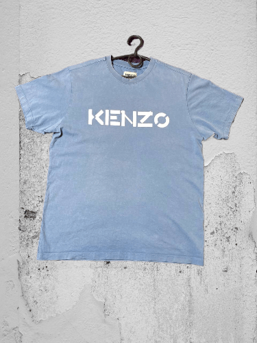 Kenzo × Vintage Kenzo Men’s Faded T-Shirt with Graphic Logo Size US M / EU 48-50 / 2 - 1 Thumbnail