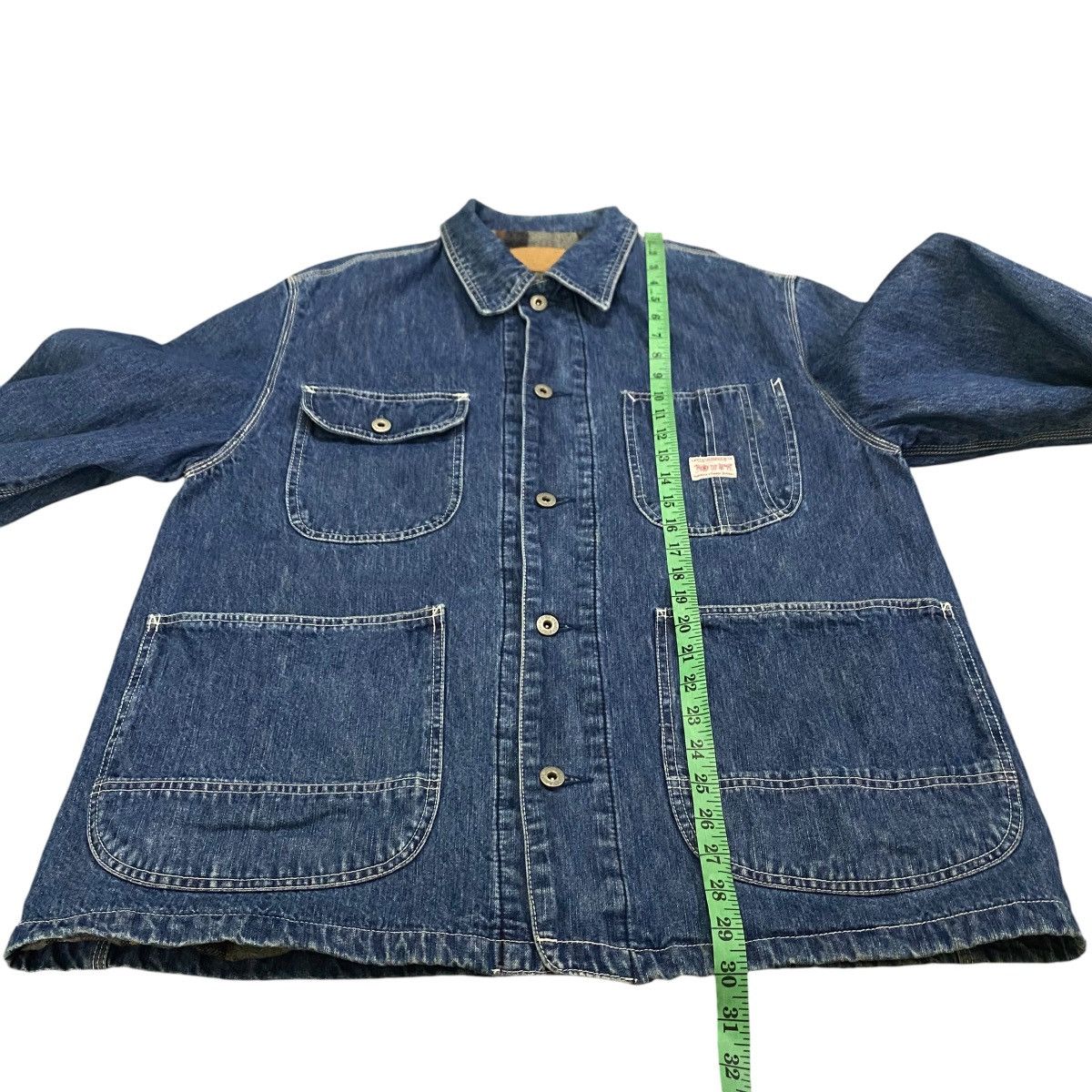 Levi's × Levi's Vintage Clothing × Vintage Vintage Levis Blanket Lining Denim Chore Jacket M Size Size US M / EU 48-50 / 2 - 14 Thumbnail