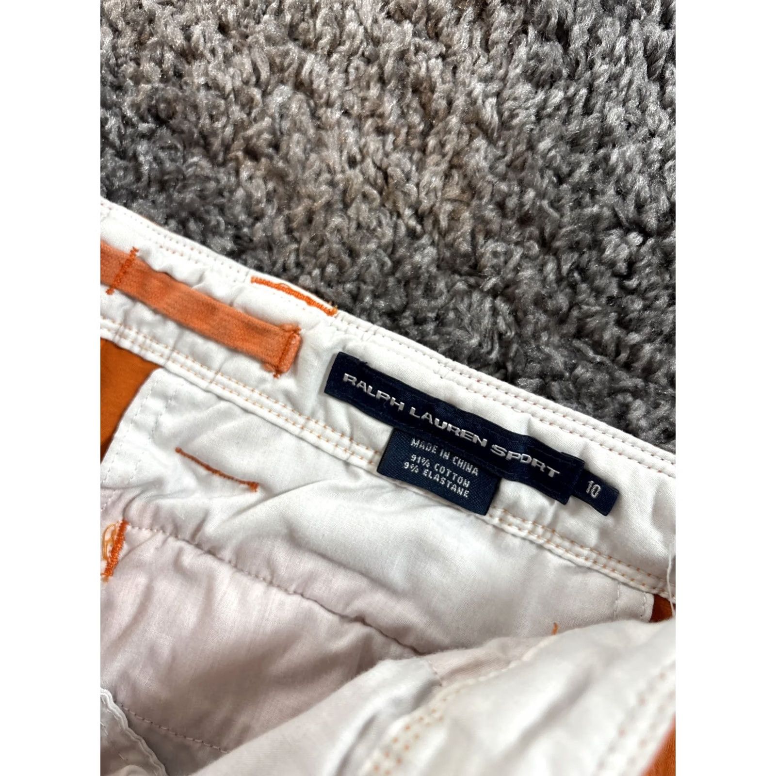 Ralph Lauren VINTAGE Ralph Lauren Pants Womens 32x26 Orange Military Cargo Utility Y2K Women Pants Orange Cargo Utility 90s Mens Womens? Size 24" / US 00 / IT 34 - 6 Thumbnail