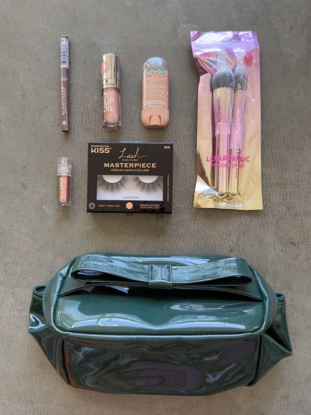Other Makeup Bundle / Full Size Set 7pc w Cosmetic Bag / Green Size ONE SIZE - 3 Thumbnail