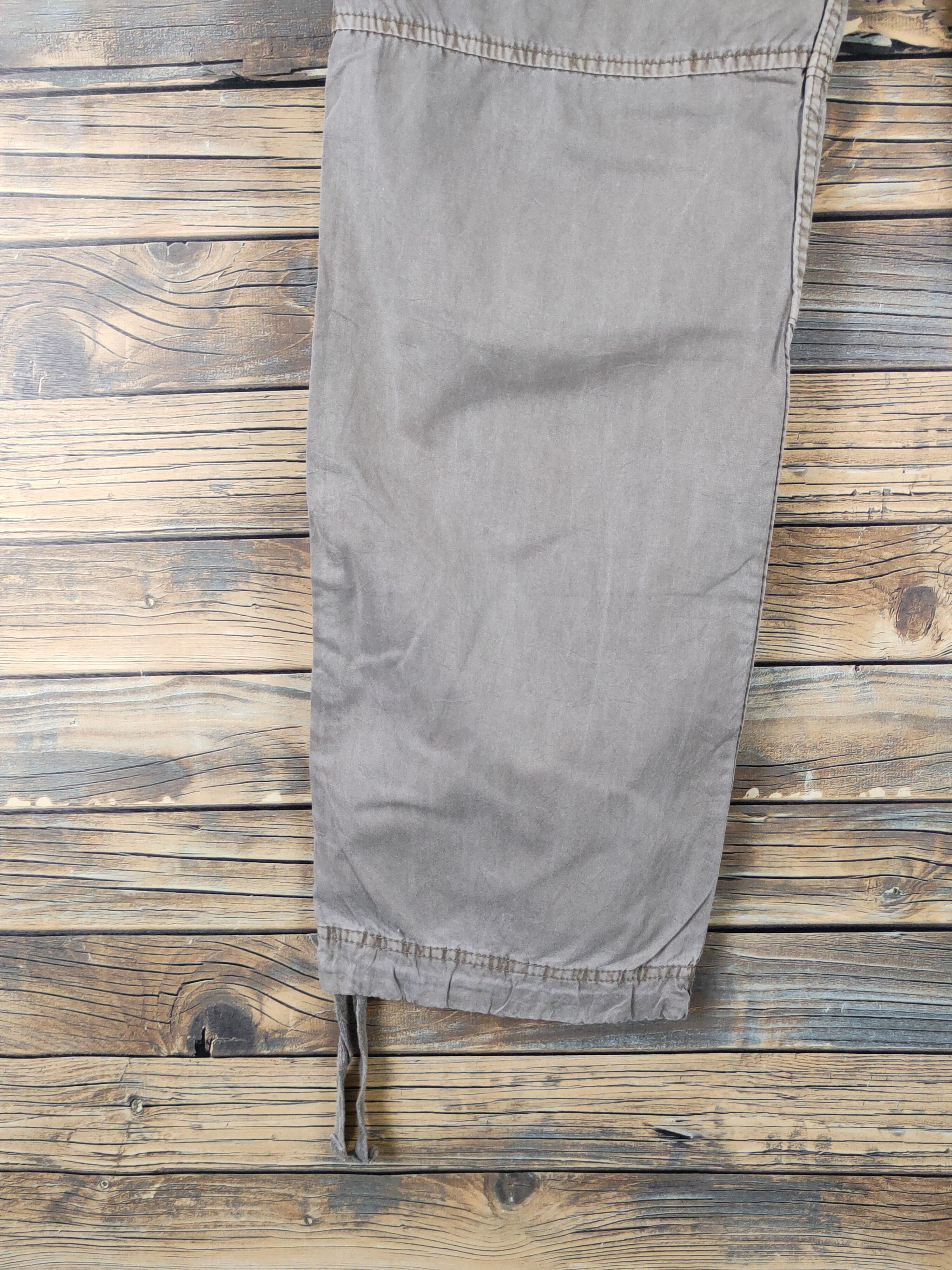 Japanese Brand Uniqlo Olive Faded Multipocket Tactical Cargo Pants #W1896 Size US 32 / EU 48 - 9 Thumbnail