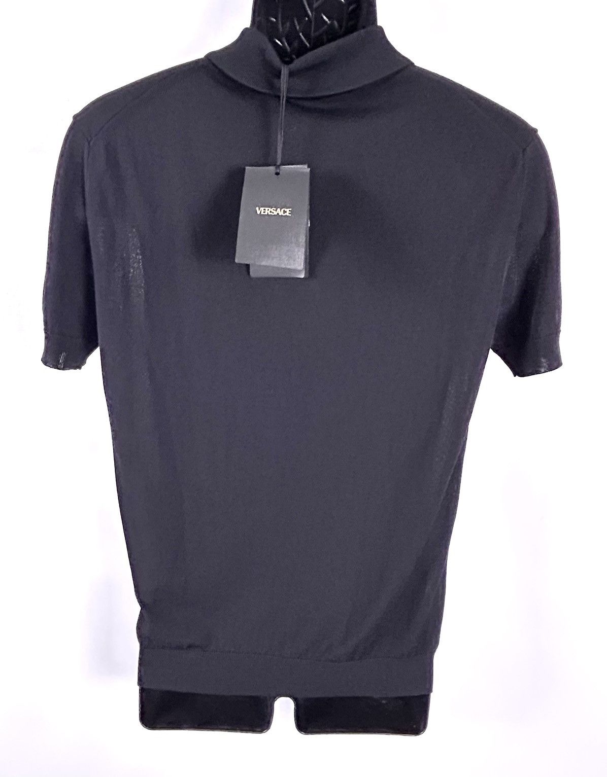 Versace Authentic Versace Knit Polo Black Gold Medusa IT44 S - NWT Size US S / EU 44-46 / 1 - 4 Thumbnail