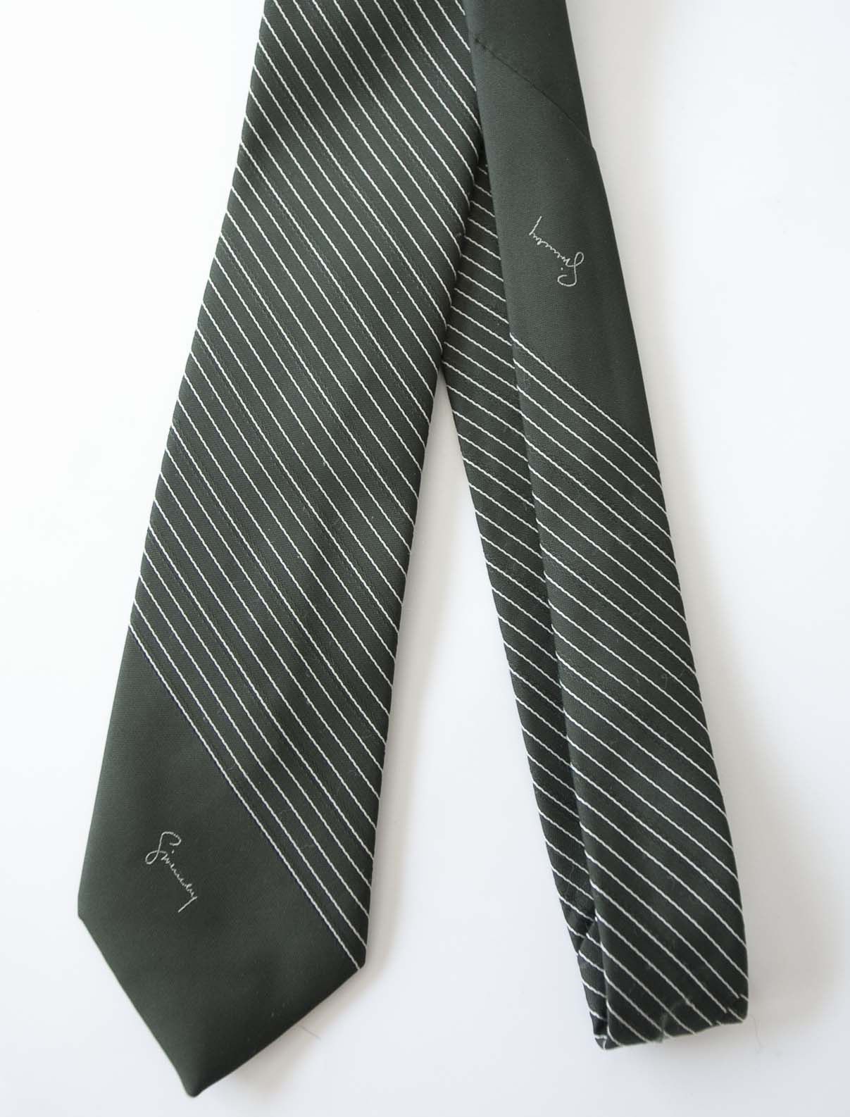 Givenchy × Vintage Givenchy Tie 100% Polyester Green Vintage Size ONE SIZE - 2 Thumbnail