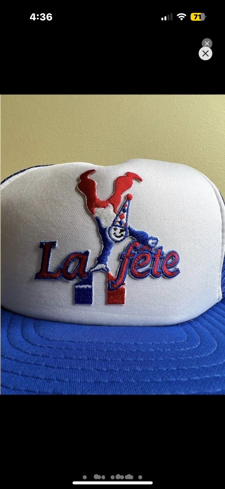 Vintage ***FINAL DROP***RARE 80s “BON FETE” FRANCE SNAPBACK CAP Size ONE SIZE - 2 Thumbnail
