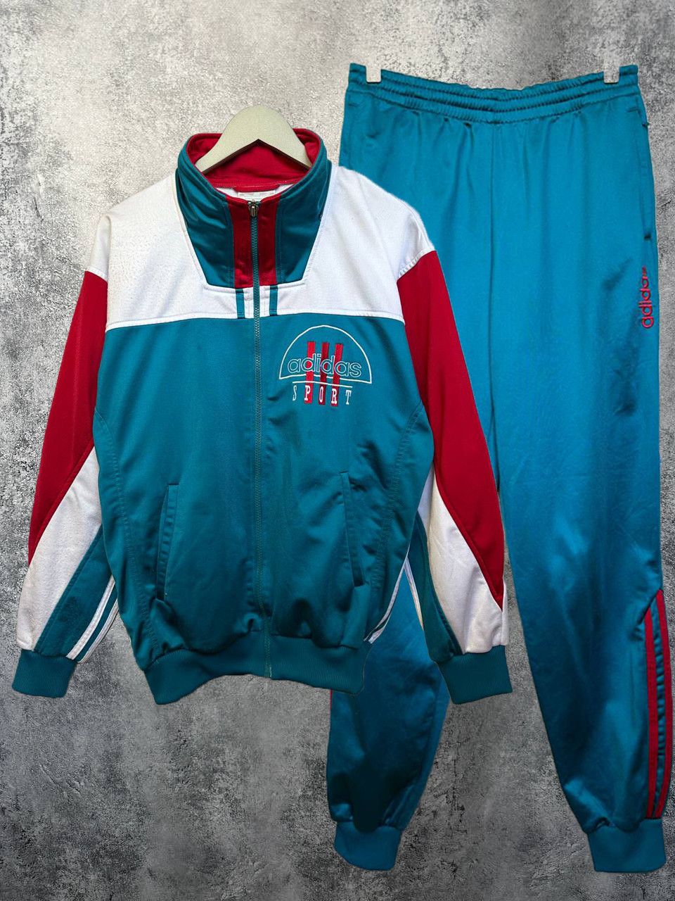 Adidas Vintage Adidas TrackSuit Jacket + Pants Retro 80s-90s