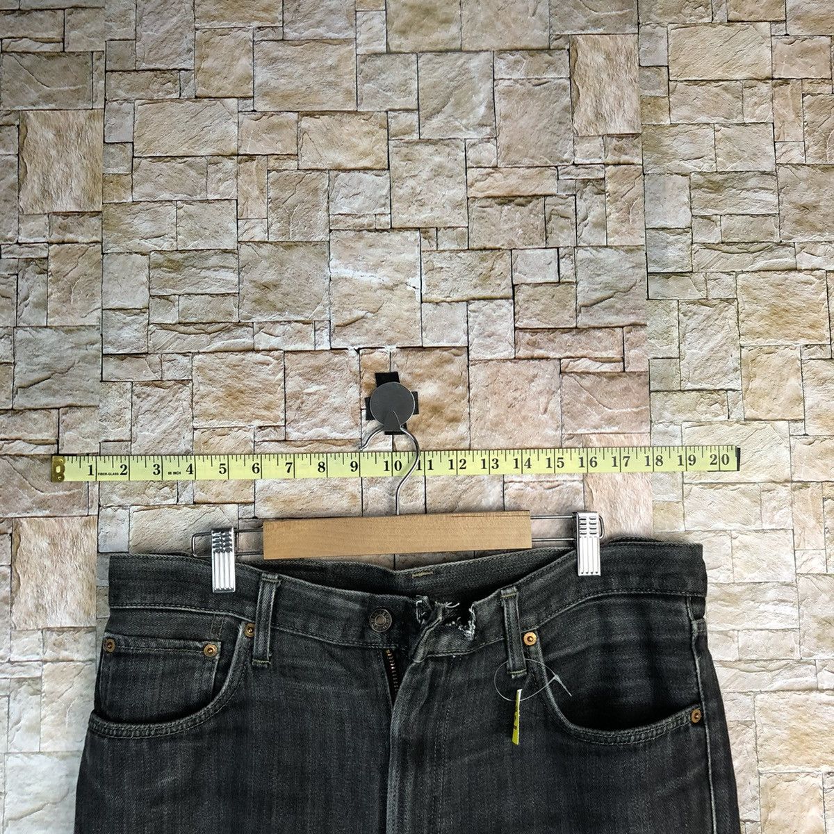 Edwin Edwin Black Denim vintage ripped distressed Pants #7598 Size US 34 / EU 50 - 5 Thumbnail