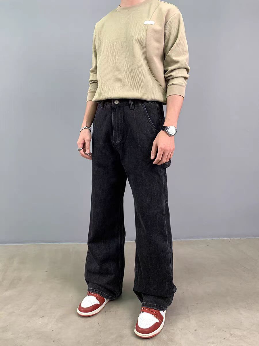 Japanese Brand × Vintage Black Vintage Loose Casual Jeans Size US 32 / EU 48 - 2 Thumbnail
