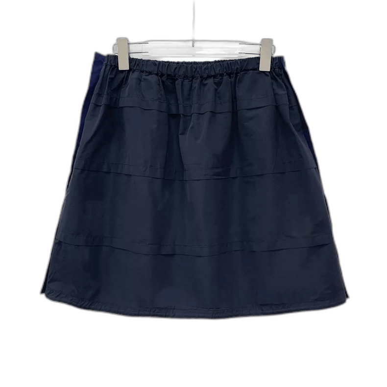 Prada MiuMiu Colorblock Casual Skirt with Elastic Waist -2505 Size US 40 / EU 56 - 1 Thumbnail