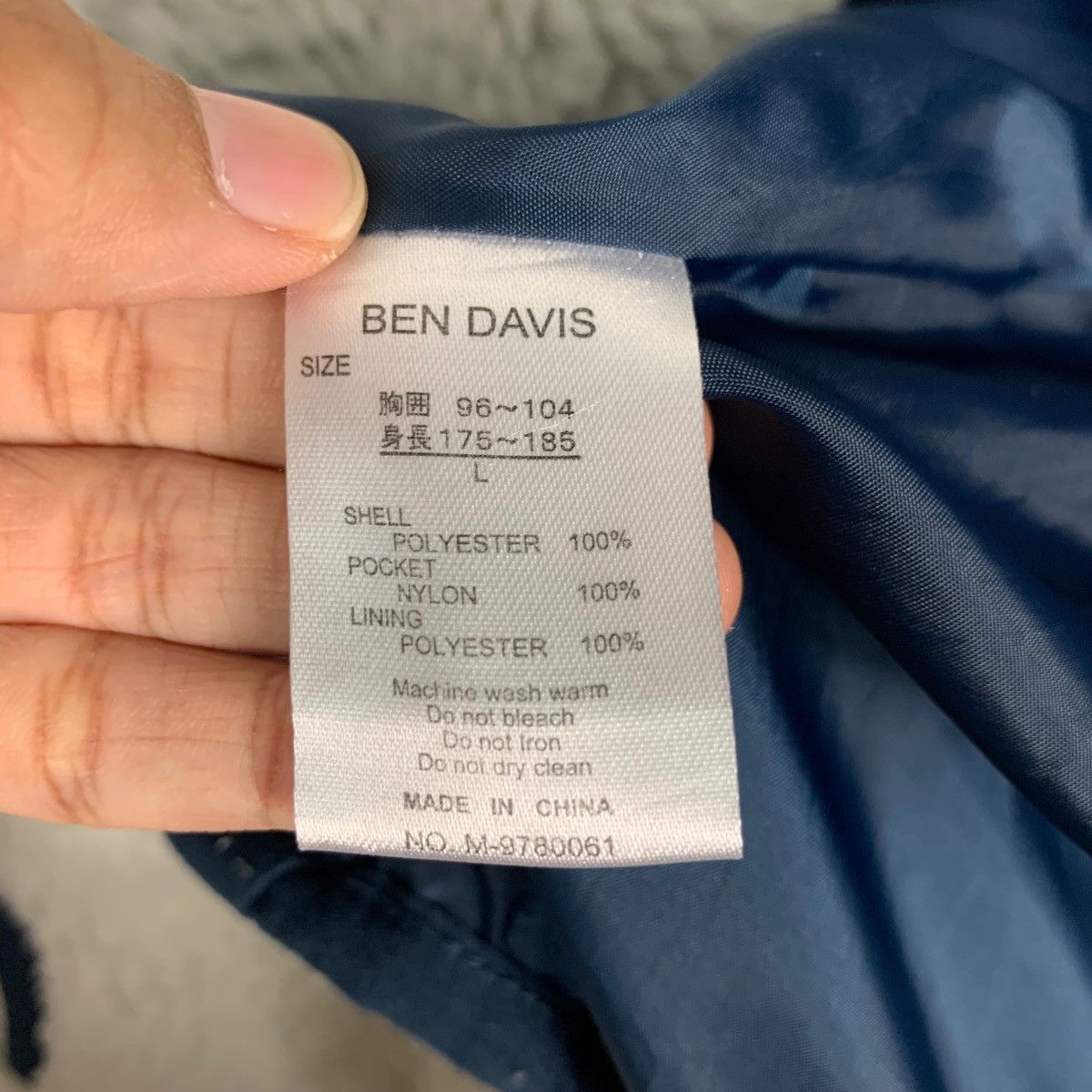 Ben Davis BEN DAVIS Deep Pile White Fleece Jacket #1998-C87 Size US L / EU 52-54 / 3 - 18 Thumbnail