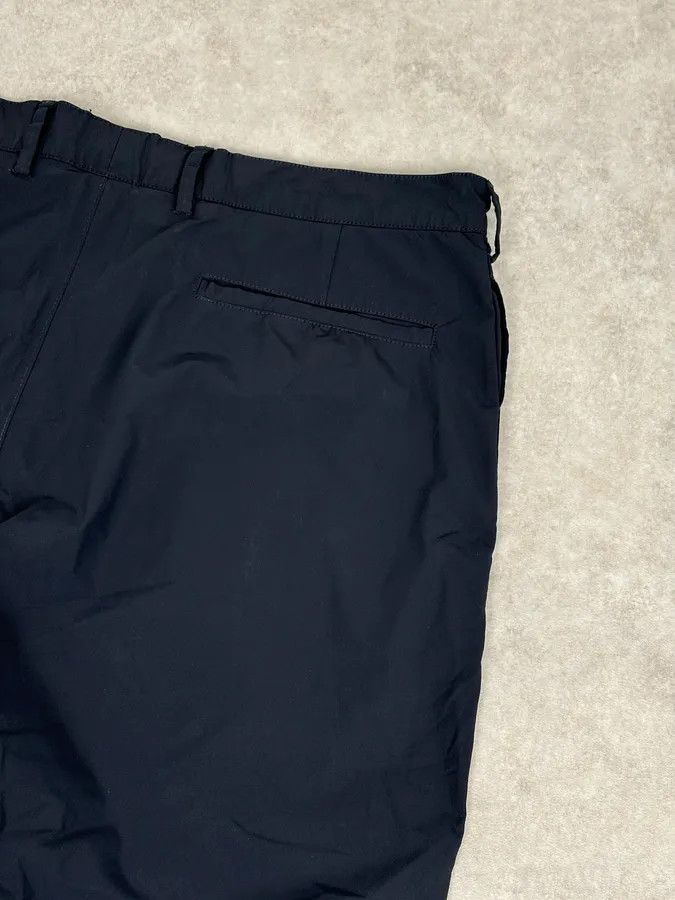 Prada 2000s Prada Navy Nylon Contrast Stripe Pants Size US 34 / EU 50 - 8 Thumbnail