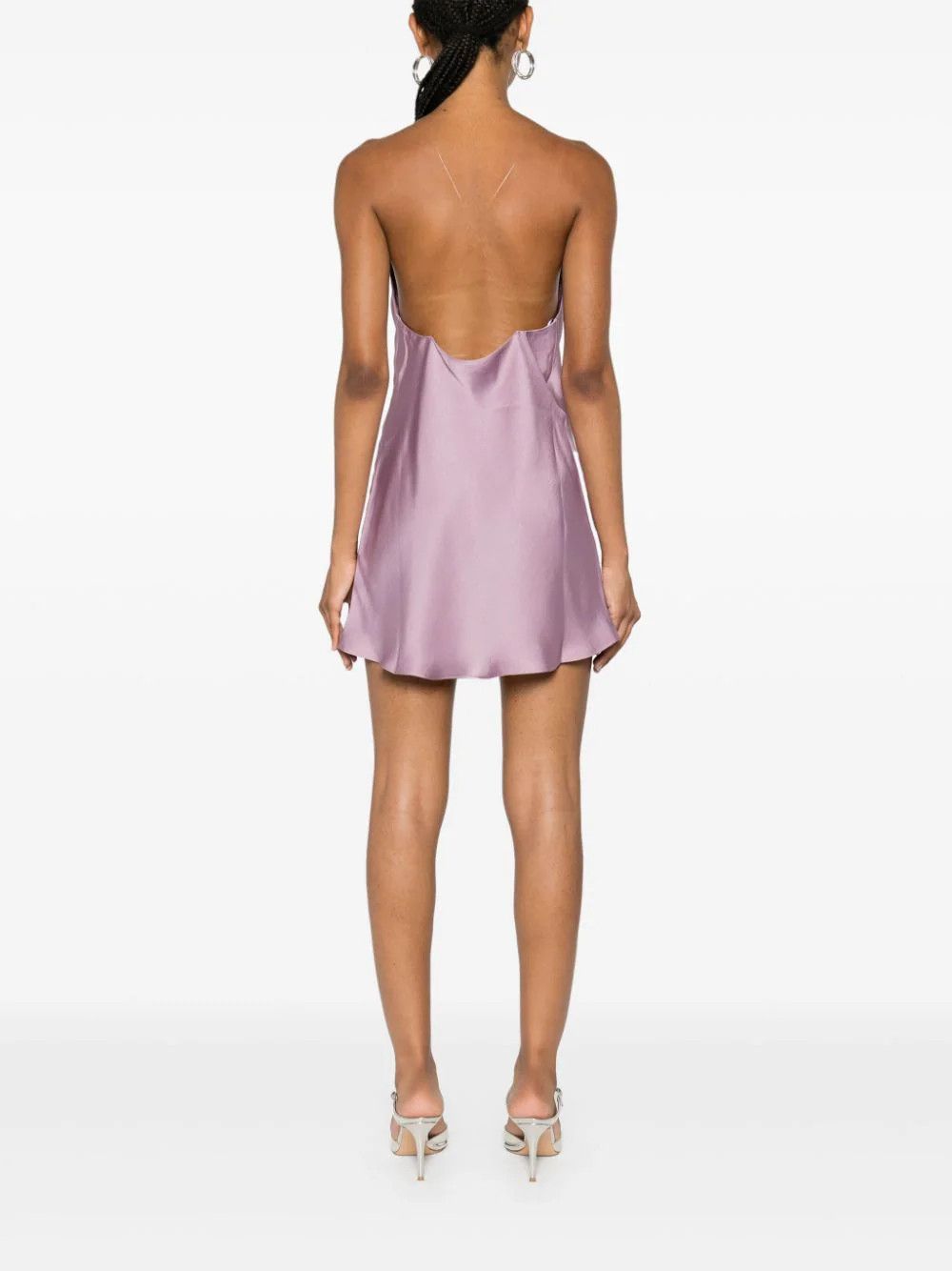 Y/Project o1s22i1n0924 Spaghetti Straps Mini Stin Slip Dress Size S / US 4 / IT 40 - 4 Thumbnail
