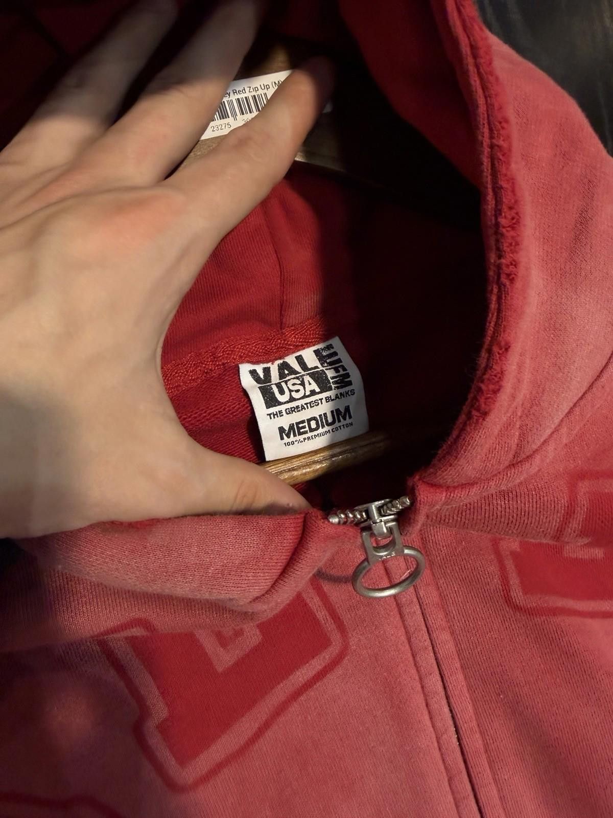 Vale Size M - Vale Black Zip Up Hoodie Red Flame Authentic Valley Size US M / EU 48-50 / 2 - 5 Thumbnail