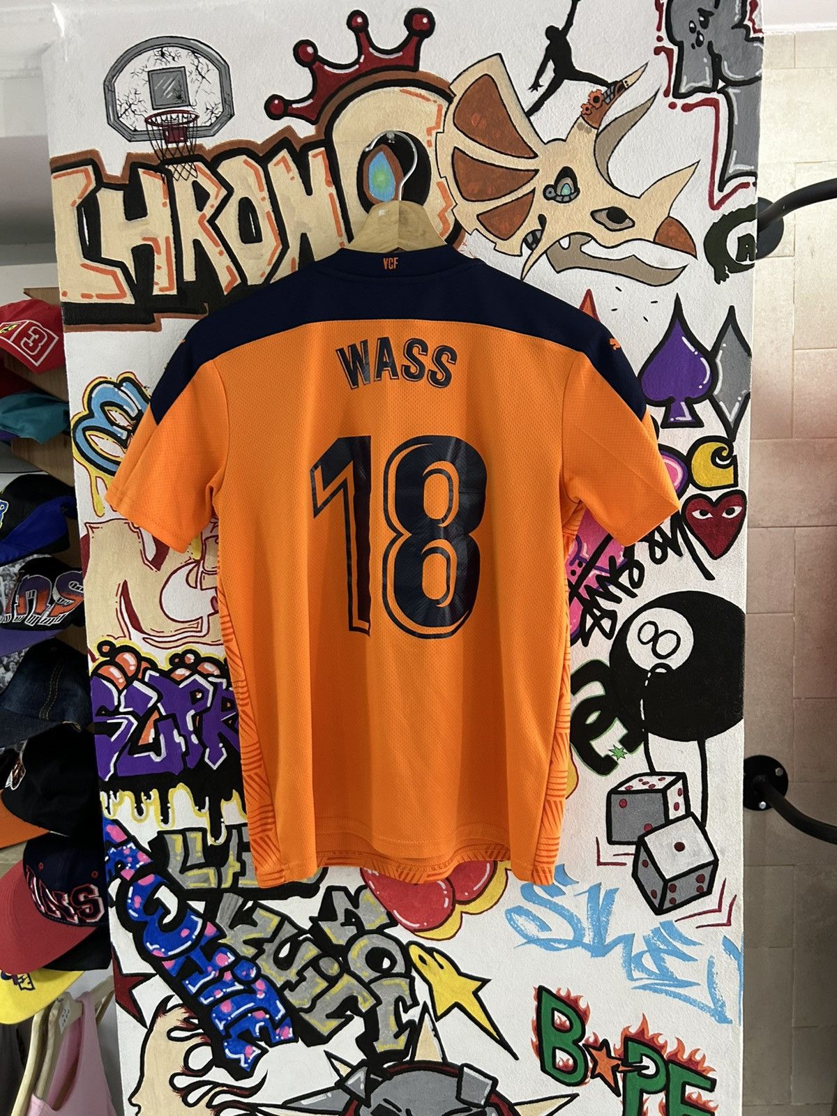 Vintage Valencia Wass 2020/21 Away Jersey Size US S / EU 44-46 / 1 - 2 Thumbnail