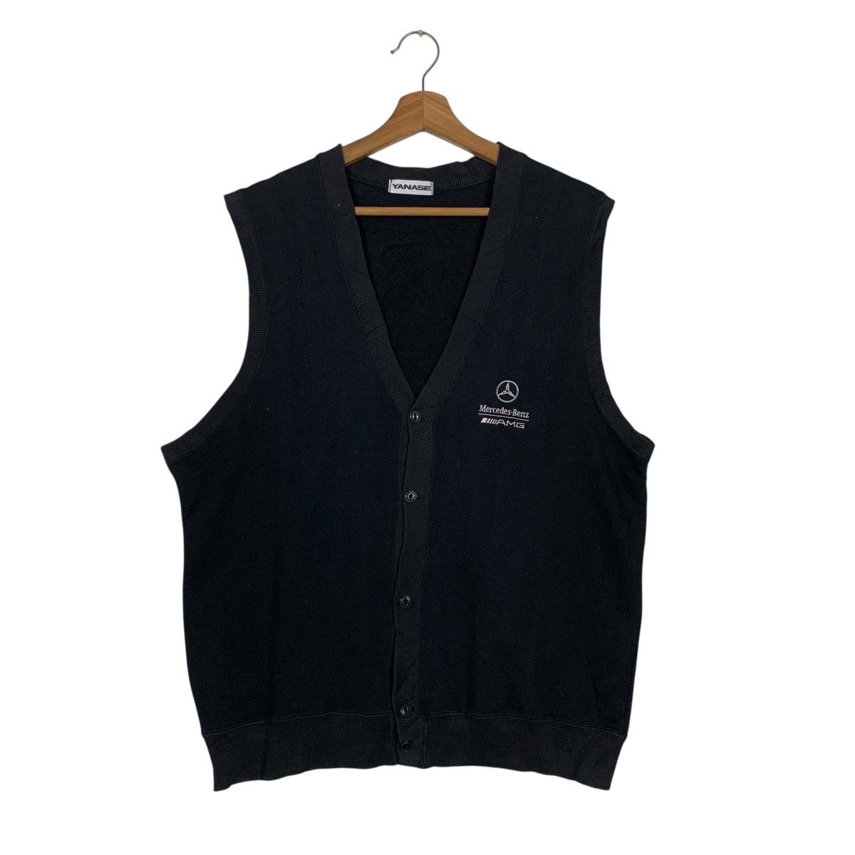 Mercedes-Benz MERCEDES BENZ AMG Sleeveless Cardigan Vest #3568-C163 Size US M / EU 48-50 / 2 - 1 Thumbnail