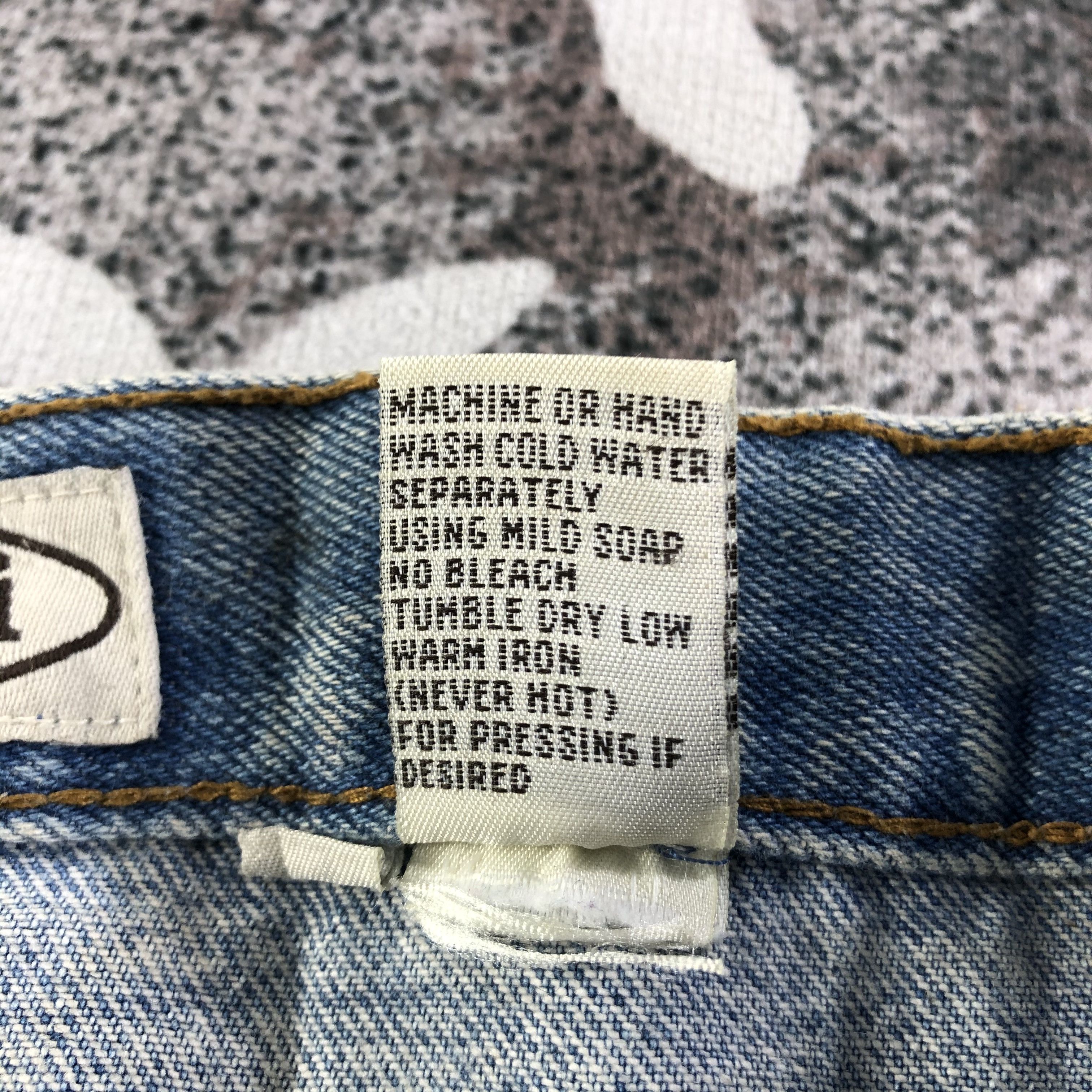 Japanese Brand Vintage 90s Japanese Brand Blue Flared Jeans KJ2083 Size US 31 - 11 Thumbnail