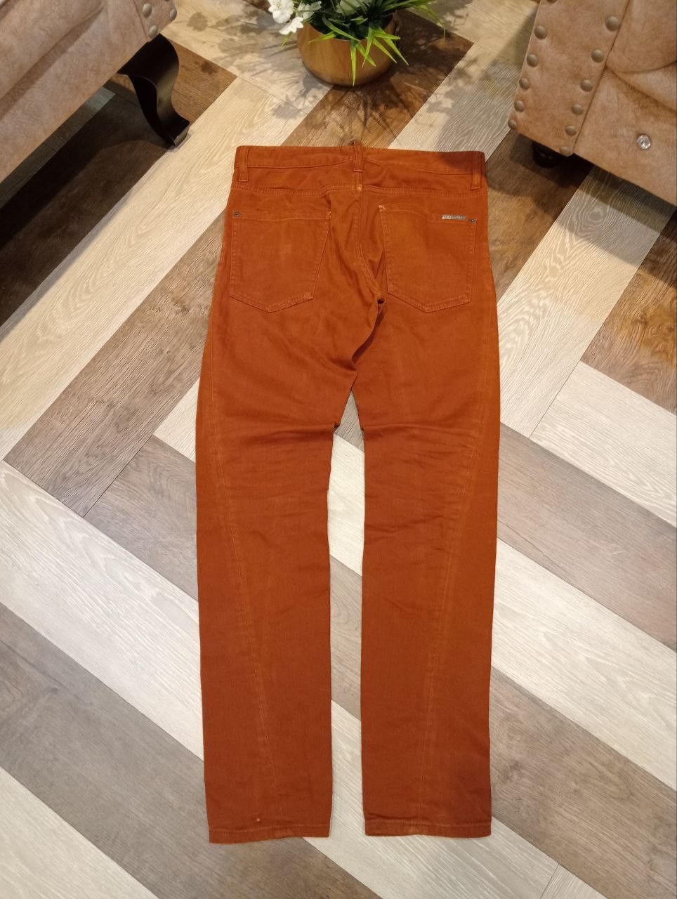 Dsquared2 DSQUARED2 ITALY BRICK ORANGE PANTS Size US 33 - 10 Thumbnail