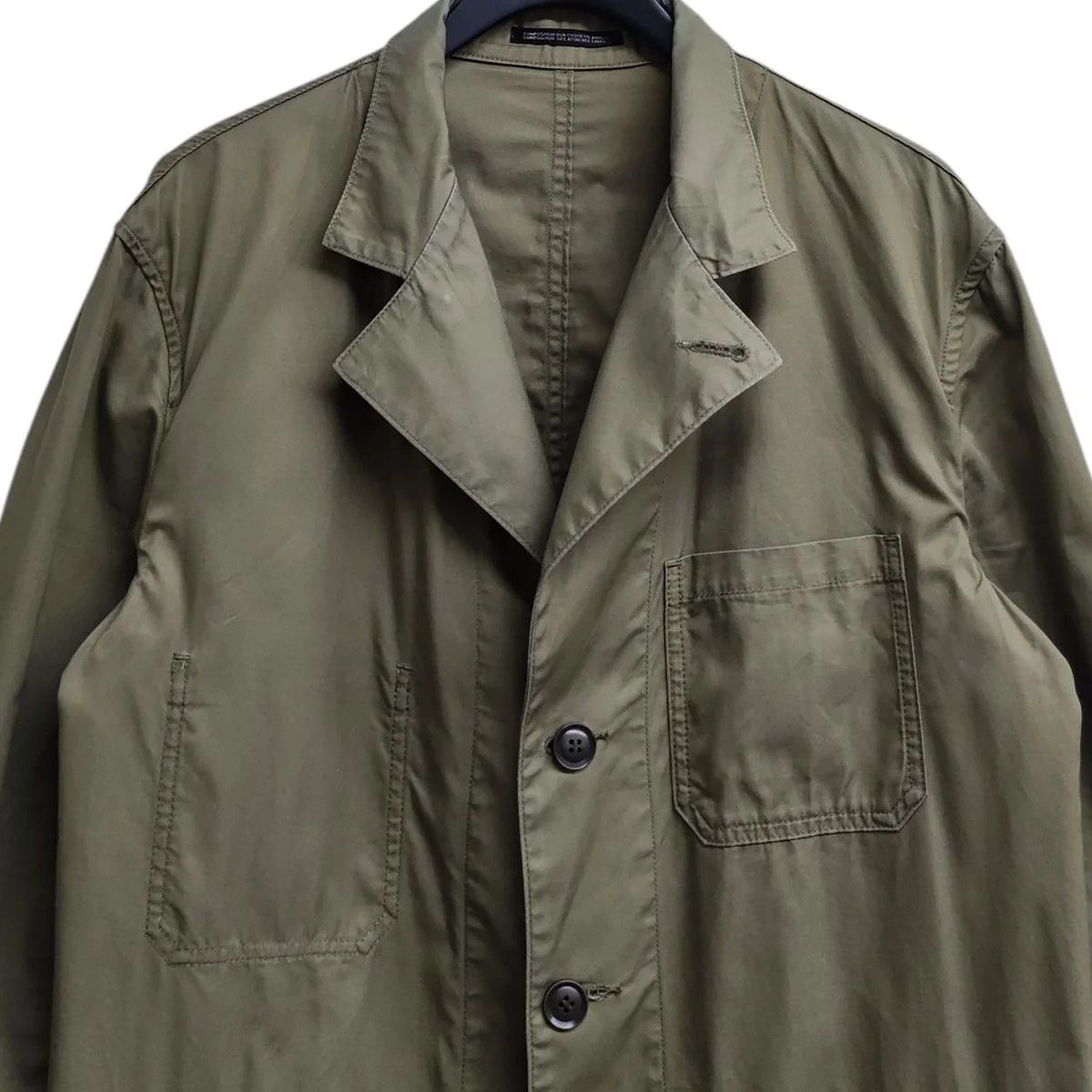 Yohji Yamamoto Yohji Yamamoto pour homme/Military-style long jacket Size US L / EU 52-54 / 3 - 2 Thumbnail