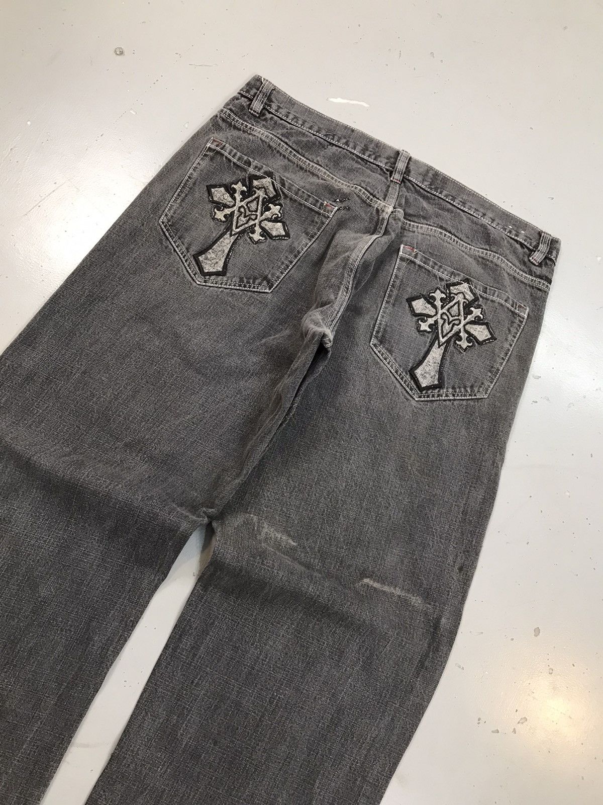 Avirex Vintage Avirex cross embroidered loose fit denim Size US 42 / EU 58 - 12 Thumbnail