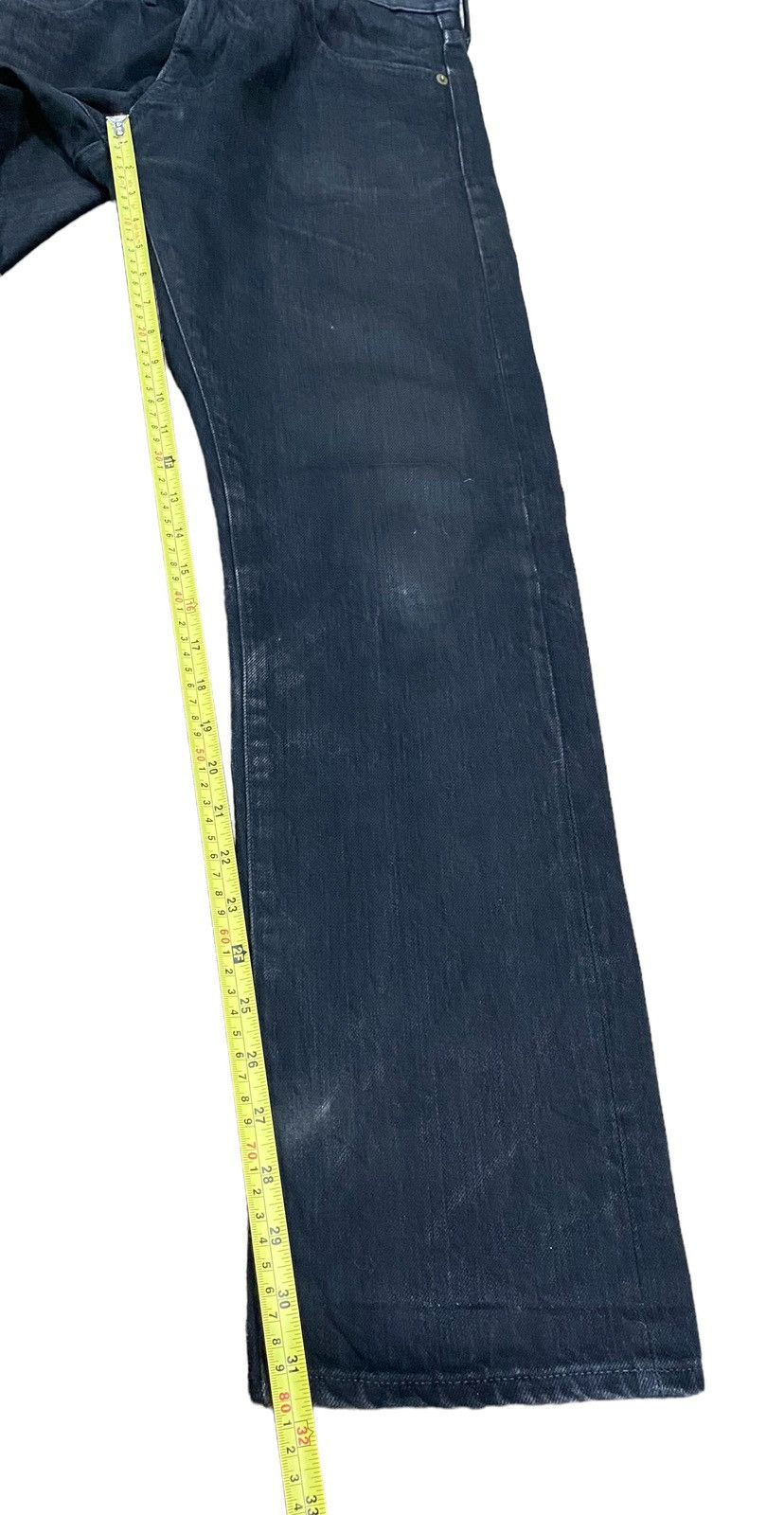 Designer The Evilact Redline Black Denim Jeans W32” Size US 32 / EU 48 - 21 Thumbnail