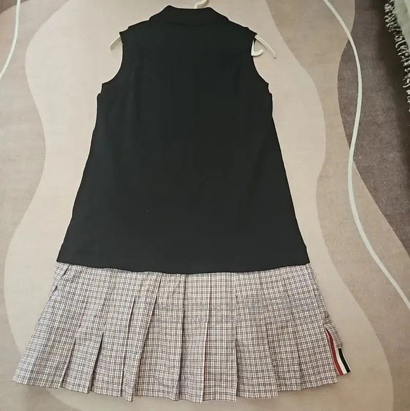 Thom Browne Thom Browne Navy Cotton Short Dress for Women . Size L / US 10 / IT 46 - 2 Thumbnail