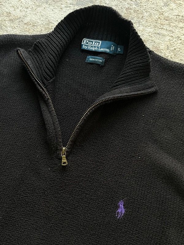 Polo Ralph Lauren Polo Ralph Lauren Sz L Small Pony 100% Cotton Zip Size US L / EU 52-54 / 3 - 4 Thumbnail