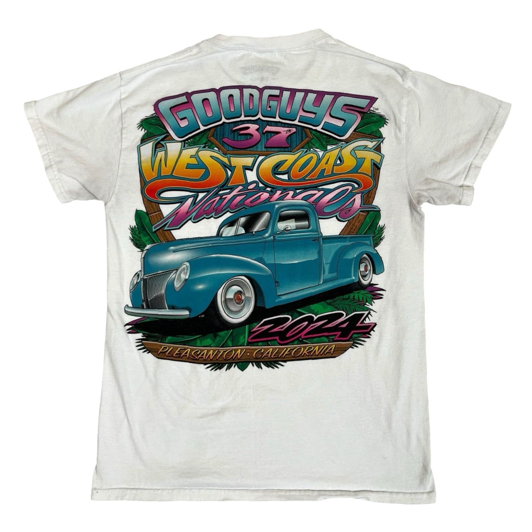 Vintage Goodguys T-Shirt Size Small Men White Short Sleeve Cars California 90s? (Note: avoid adding decade unless in data) Size US S / EU 44-46 / 1 - 2 Thumbnail
