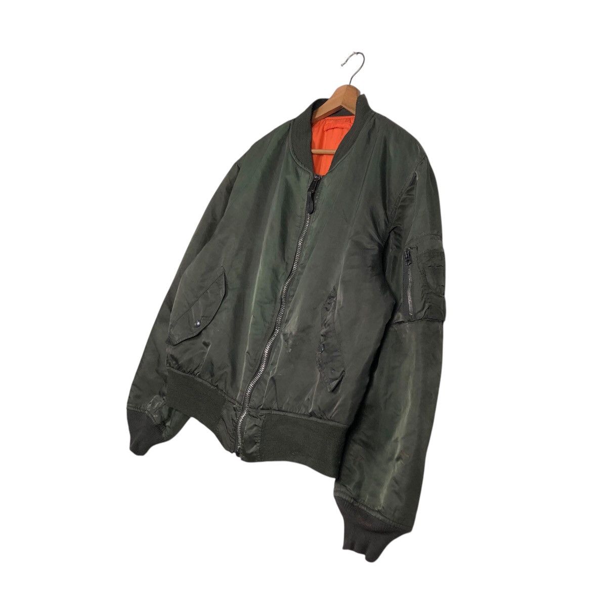 Alpha Industries 📌Vintage Reversible Bomber Jacket Ma-1 Alpha Industries Usa Size US XL / EU 56 / 4 - 3 Thumbnail