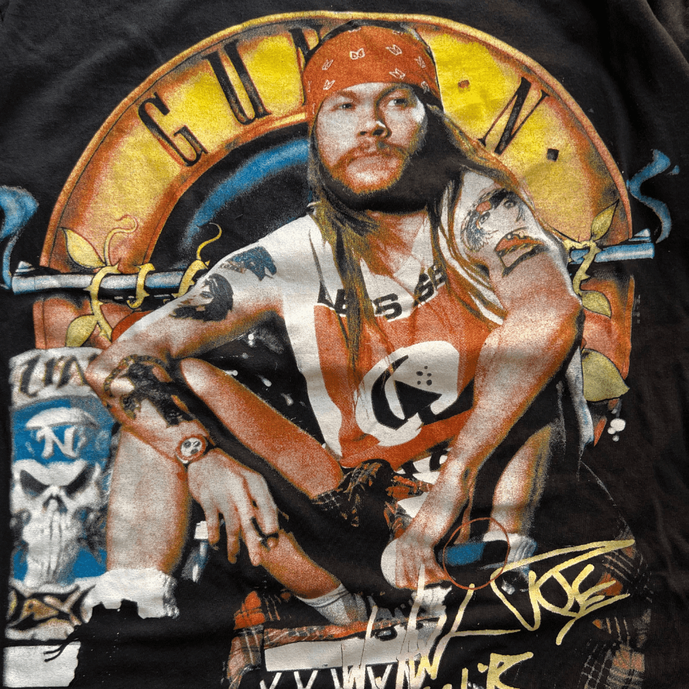 Vintage Vintage 90s Guns N' Roses Axl Rose T-Shirt European | Grailed
