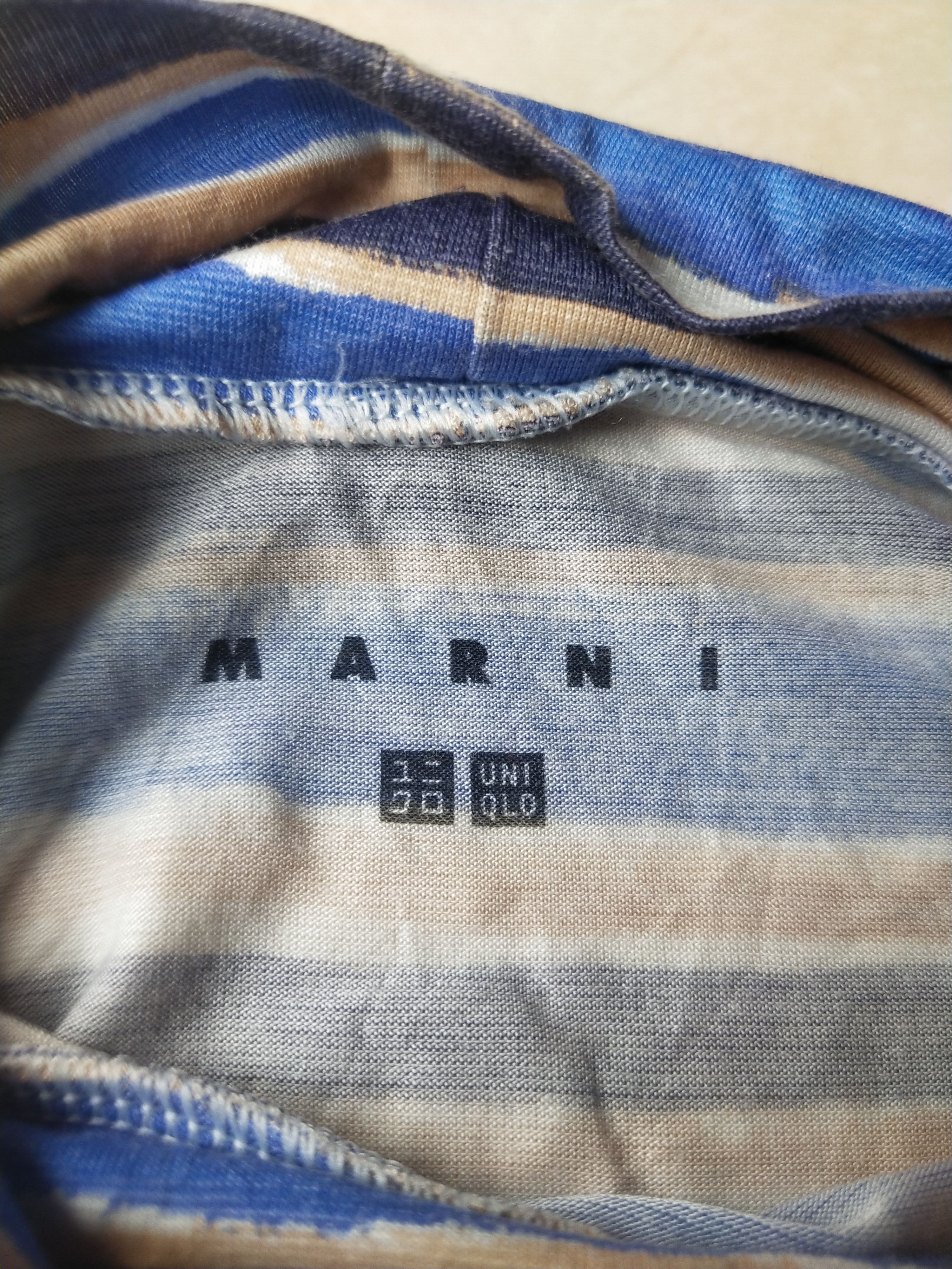 Marni Marni x Uniqlo Heattech Painted Striped Turtleneck Top Size M / US 6-8 / IT 42-44 - 5 Thumbnail