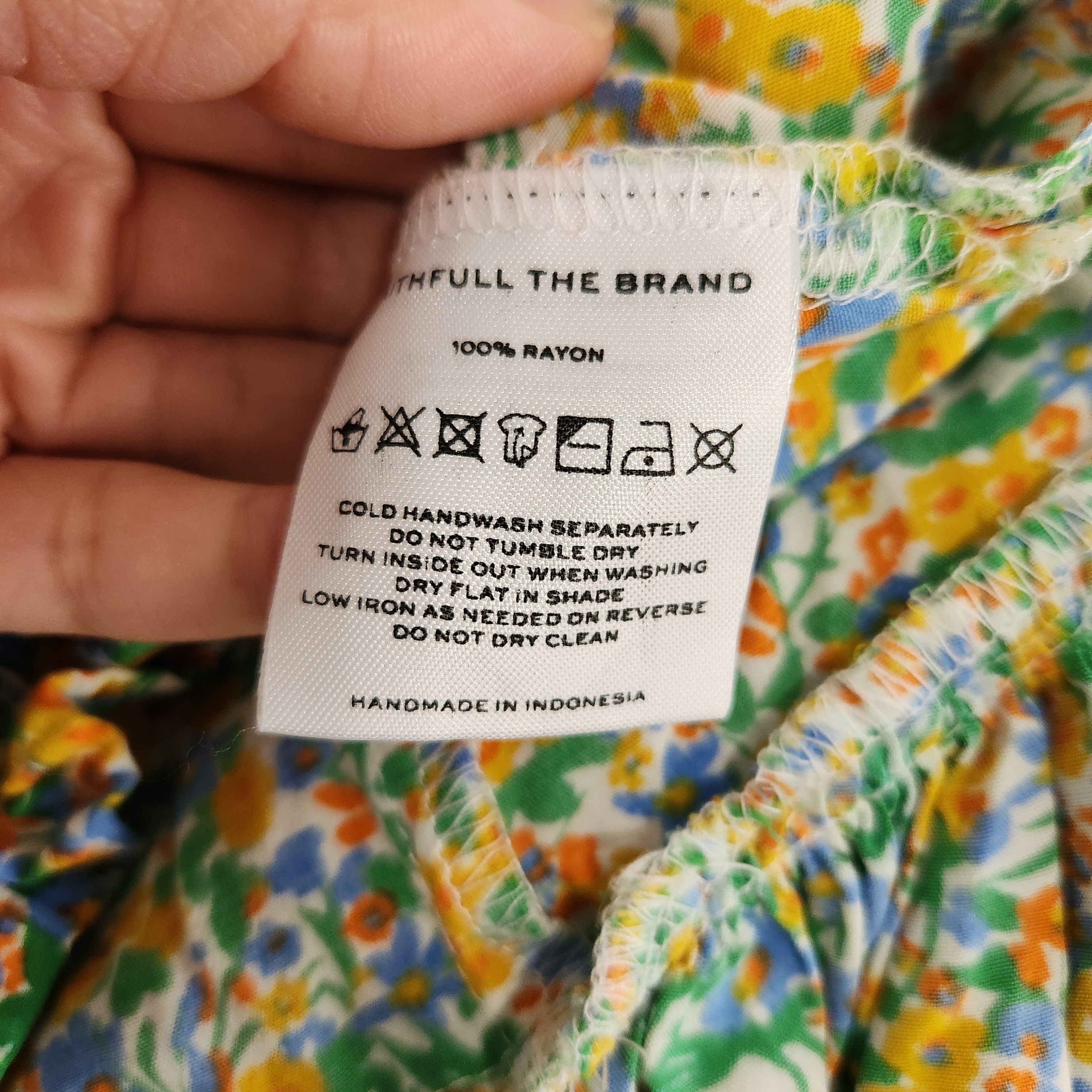 FAITHFULL Faithfull The Brand Sasha Mini Floral Dress Size S / US 4 / IT 40 - 8 Thumbnail