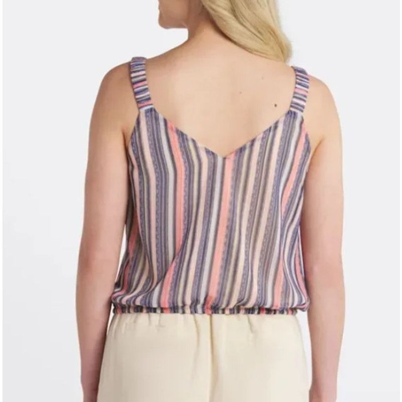 Other Misha Cropped Cami - Stitch Fix Striped Elastic Waist Top Size XXL / US 16-18 / IT 52-54 - 5 Thumbnail