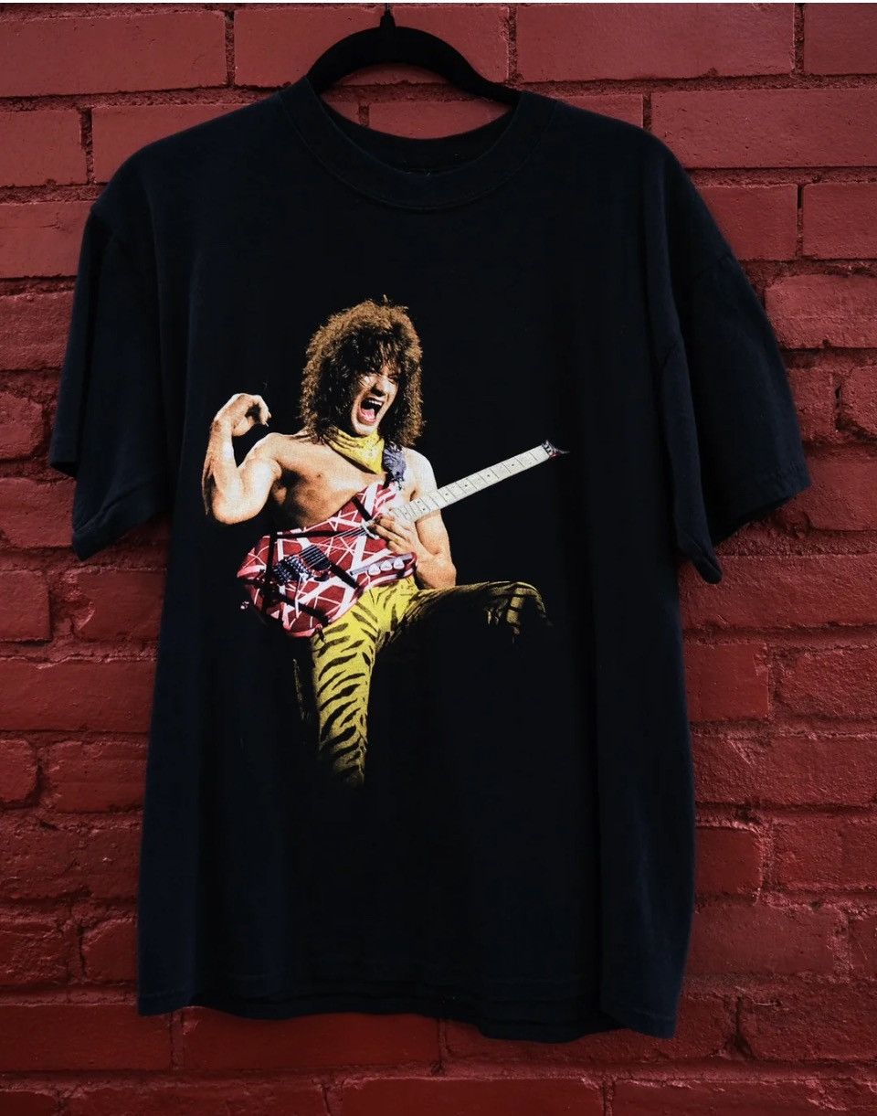 Vintage Eddie Van Halen Tee Size US M / EU 48-50 / 2 - 2 Thumbnail