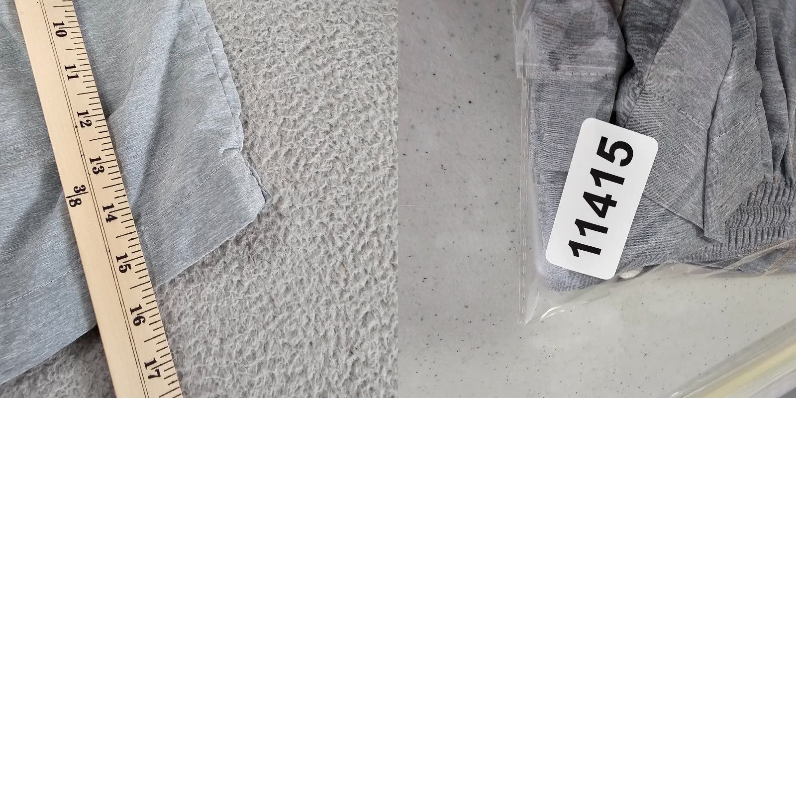 Lands' End Lands' End Shorts Womens XL Gray Sweat Athletic Run Quick Dry Pockets Drawstring Moisture Wicking Lightweight Size 24" / US 00 / IT 34 - 8 Thumbnail