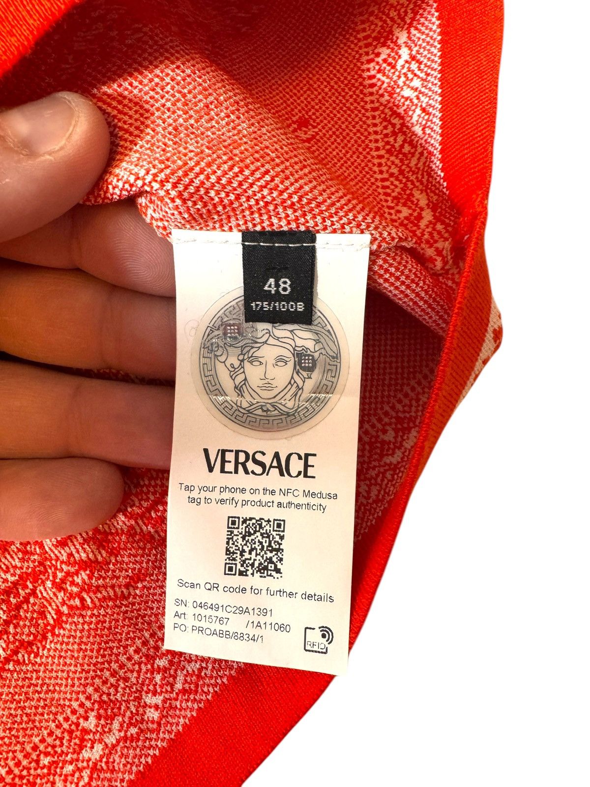 Versace Versace Trésor de la Mer Jacquard Knit Top Size XL / US 12-14 / IT 48-50 - 5 Thumbnail