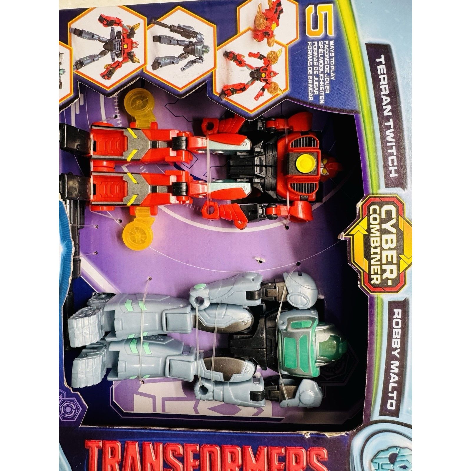 Other Hasbro Transformers EarthSpark Cyber-Combiner Terran Twitch Size ONE SIZE - 5 Thumbnail