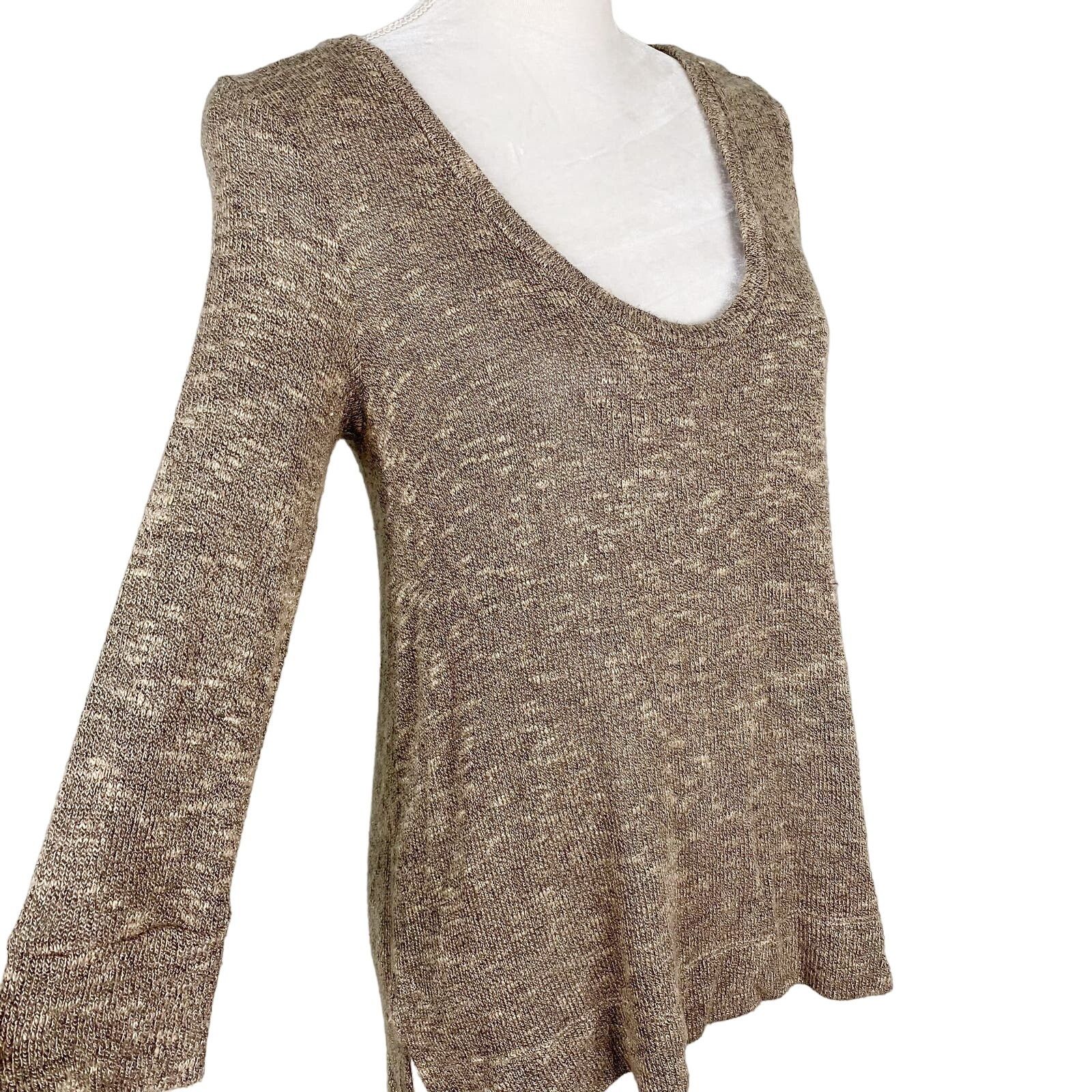 Other Soft Joie Sweater Small Boat Neck Beige Lightweight Size S / US 4 / IT 40 - 3 Thumbnail