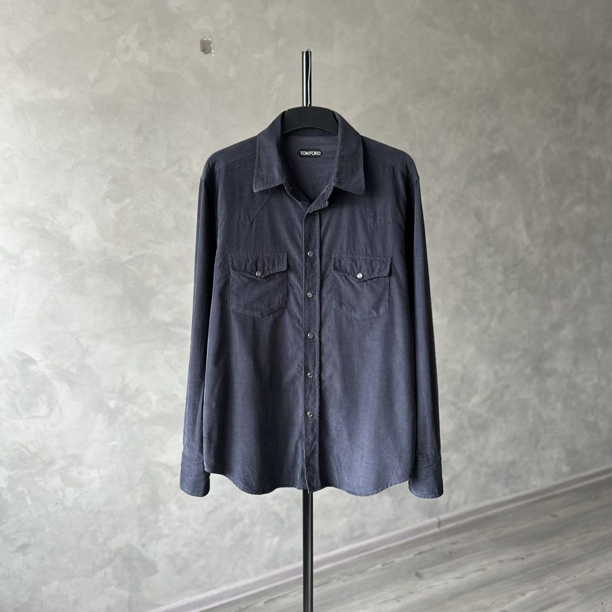 Tom Ford Baby Cord Western Shirt