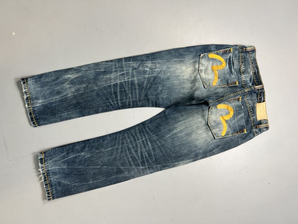 Vintage Vintage Evisu genes inspired spell out embroidered denim Size US 32 / EU 48 - 10 Thumbnail