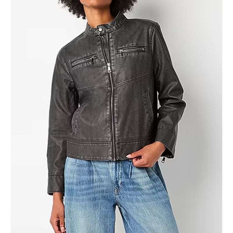 Other Arizona Womens Faux Leather Lightweight Motorcycle Size M / US 6-8 / IT 42-44 - 20 Thumbnail