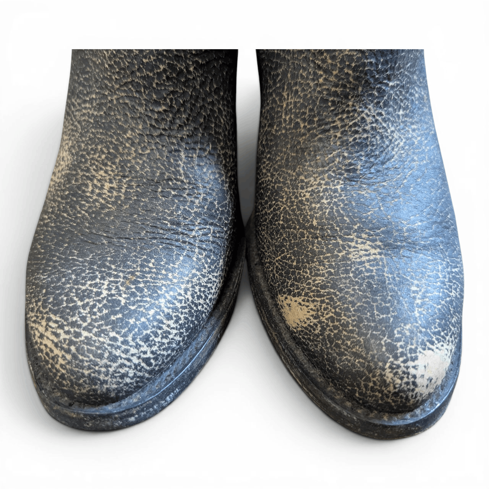 Old Gringo Mexicana x Old Gringo Western Ankle Boots Distressed Print Size US 5.5 / IT 35.5 - 11 Thumbnail