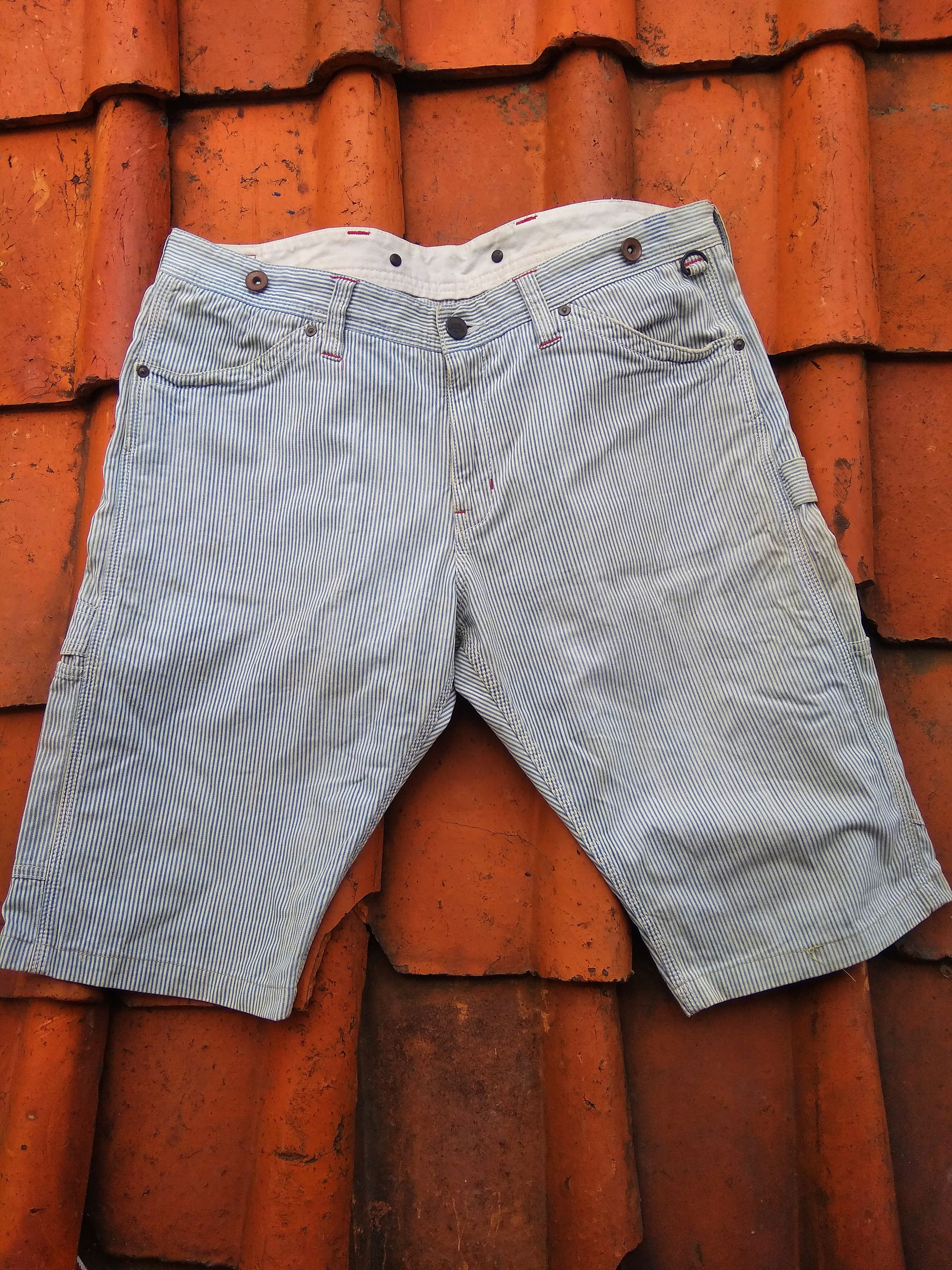 Dickies Vintage Dickies carpenter worker hickory stripe Size US 35 - 10 Thumbnail