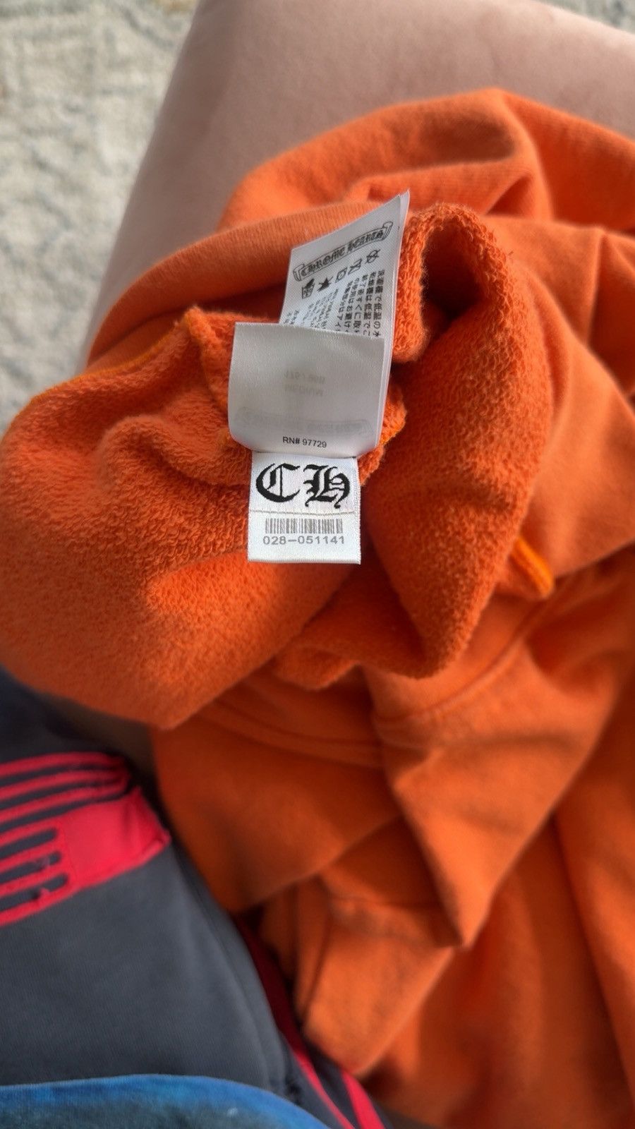 Chrome Hearts Orange Chrome Hearts Vines Dagger Hoodie Size US M / EU 48-50 / 2 - 5 Thumbnail