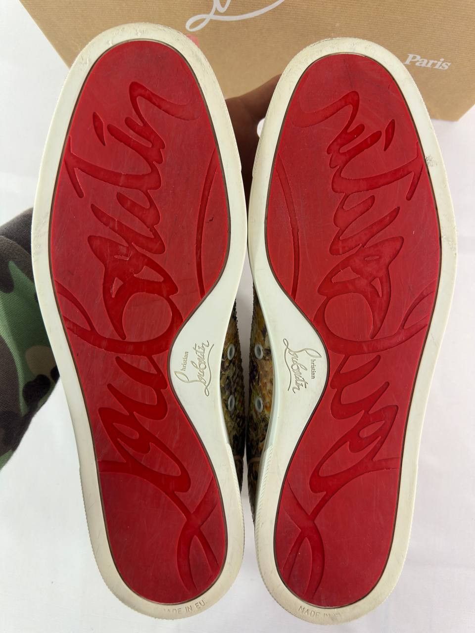 Christian Louboutin Christian Louboutin Rantus Orlato Flat Python Faience Size US 11 / EU 44 - 14 Thumbnail