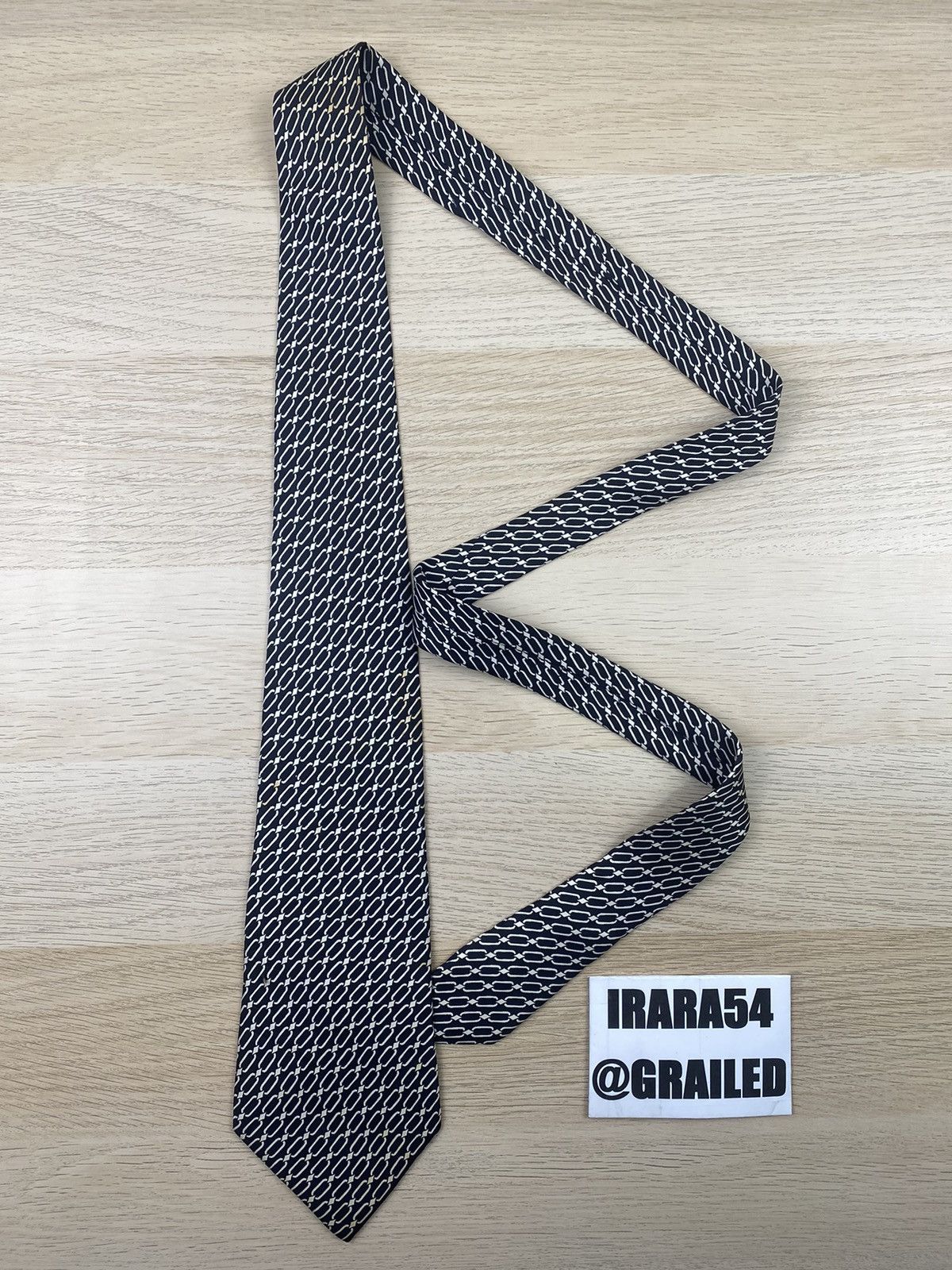 Celine Celine Silk Tie T87 Size ONE SIZE - 2 Thumbnail