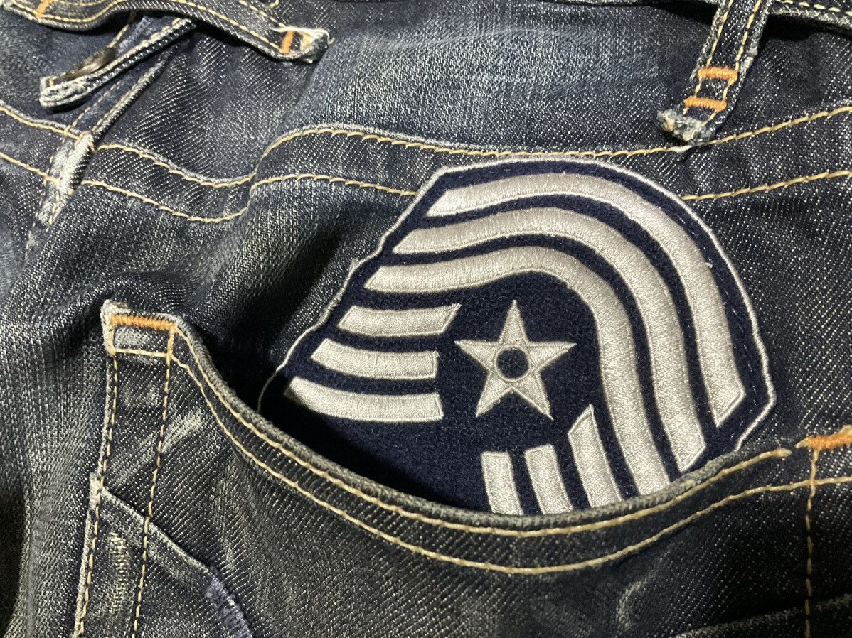 If Six Was Nine × Japanese Brand × Le Grande Bleu (L.G.B.) 🔥Sick Y2K Taverniti Jeans Mud Wash Flared Denim Belt Size US 32 / EU 48 - 15 Thumbnail