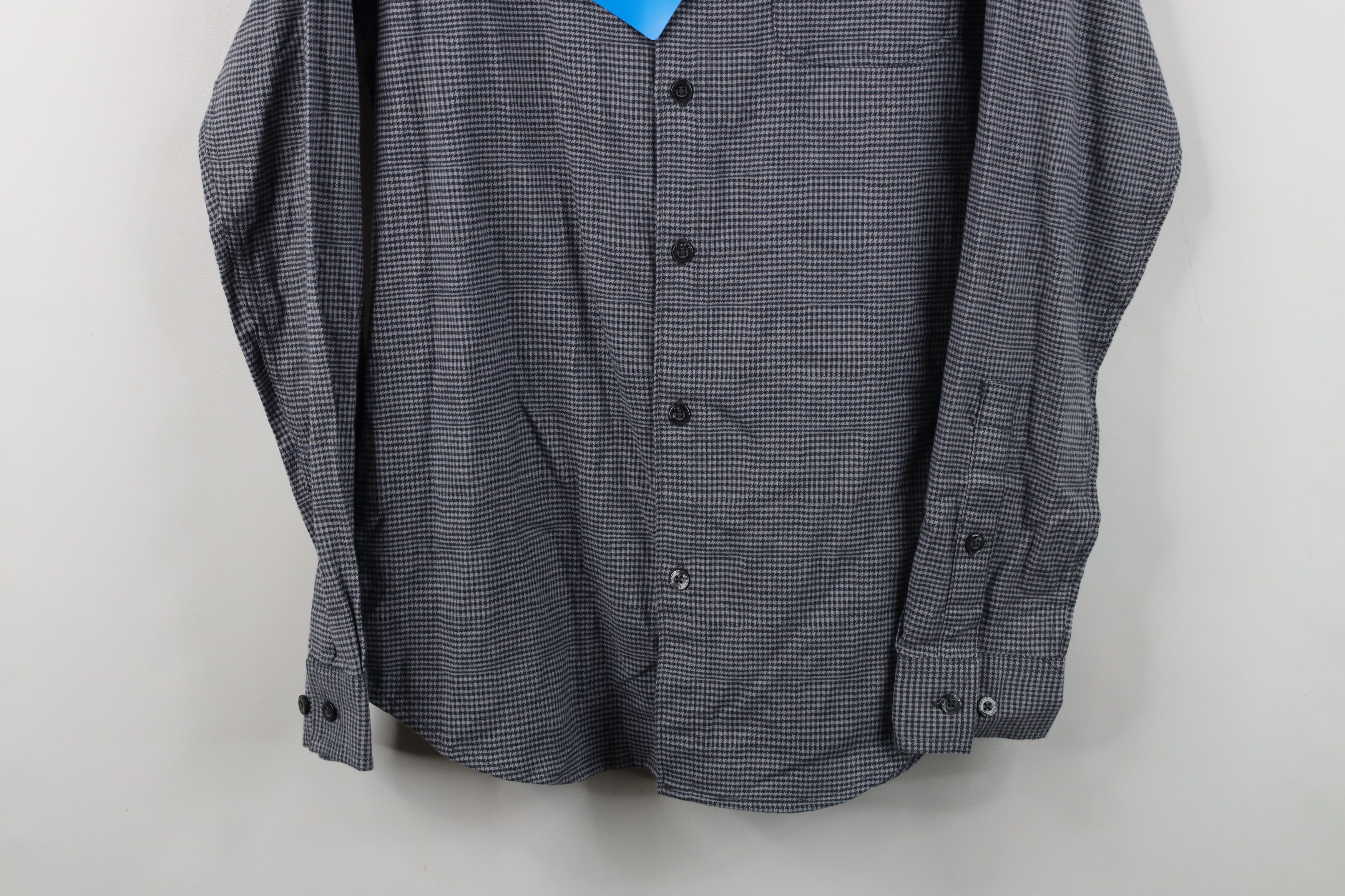 Columbia New Columbia Houndstooth Flannel Collared Button Shirt Gray Size US S / EU 44-46 / 1 - 3 Thumbnail