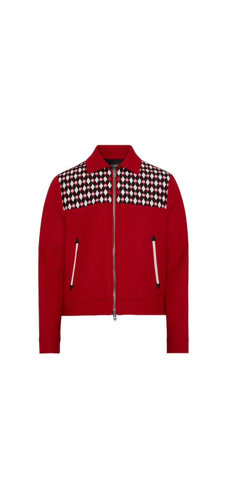 image of Amiri Diamond Embroidered Jacket, Men's (Size Medium)
